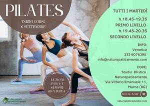 Pilates Matwork - Livello base @ Studio Olistico Naturopaticamente | Marne | Lombardia | Italia