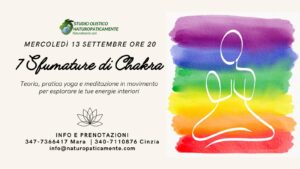 7 sfumature di Chakra @ Studio Olistico Naturopaticamente | Marne | Lombardia | Italia
